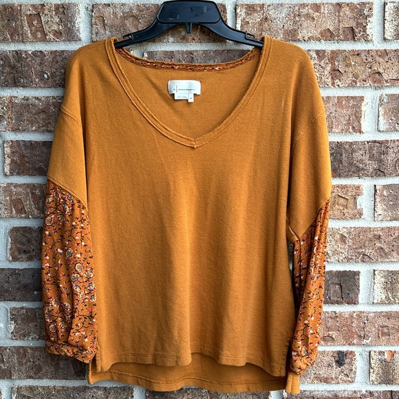 Anthropologie rust Annette Top - Picture 2 of 9